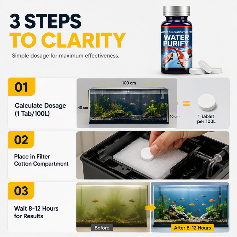 🌊Professional Aquarium Water Purification Tablets