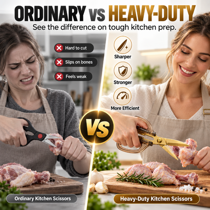🍳Heavy-Duty Stainless Steel Kitchen Scissors
