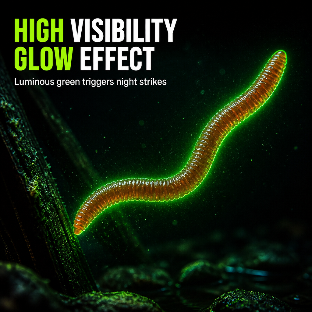 🎣 LIMITED-TIME 40% OFF! ✨ Simulation Earthworm Soft Fishing Lures – Scented, Lifelike, Durable 🌊