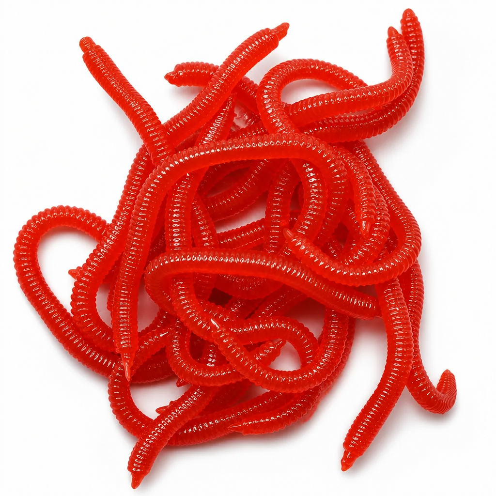🎣 LIMITED-TIME 40% OFF! ✨ Simulation Earthworm Soft Fishing Lures – Scented, Lifelike, Durable 🌊