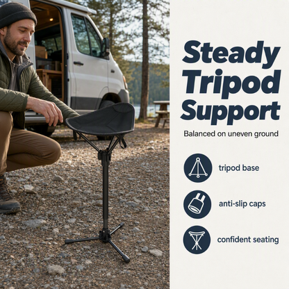 🪑 LIMITED‑TIME 48% OFF! 💥Compact Heavy Duty Folding Stool