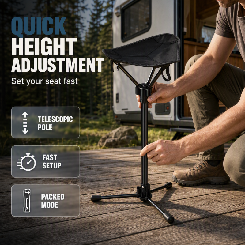 🪑 LIMITED‑TIME 48% OFF! 💥Compact Heavy Duty Folding Stool
