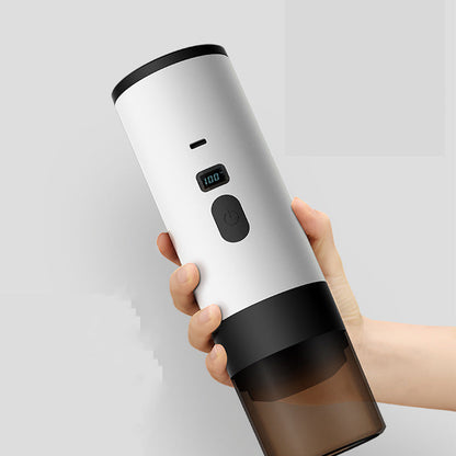 📢📢48% OFF !! ⏰ Portable Espresso Maker – digital display, Type-C rechargeable, 90ml tank & 120ml cup. Enjoy fresh hot coffee anywhere! 🛡️💪