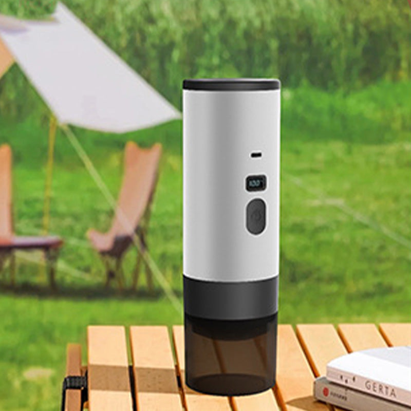 📢📢48% OFF !! ⏰ Portable Espresso Maker – digital display, Type-C rechargeable, 90ml tank & 120ml cup. Enjoy fresh hot coffee anywhere! 🛡️💪