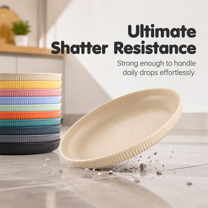 🍽️ 48% off! Unbreakable Wheat Straw Dinner Plates