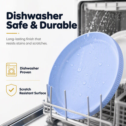 🍽️ 48% off! Unbreakable Wheat Straw Dinner Plates