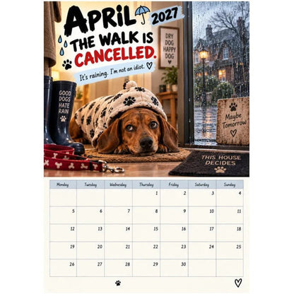 🥳2026 HOT SALE🥳💞50K+ SOLD! 🌸 48% OFF NOW! 🌸2027 Playful Dachshund Calendar