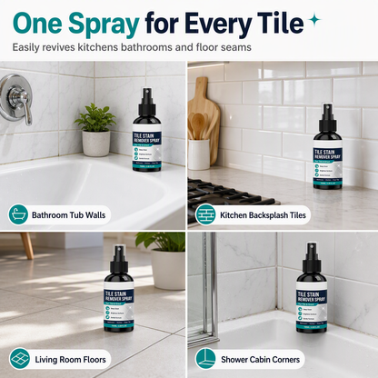 🧼Tile & Grout Cleaner Spray – For Stubborn Dirt, Stains & Discolouration