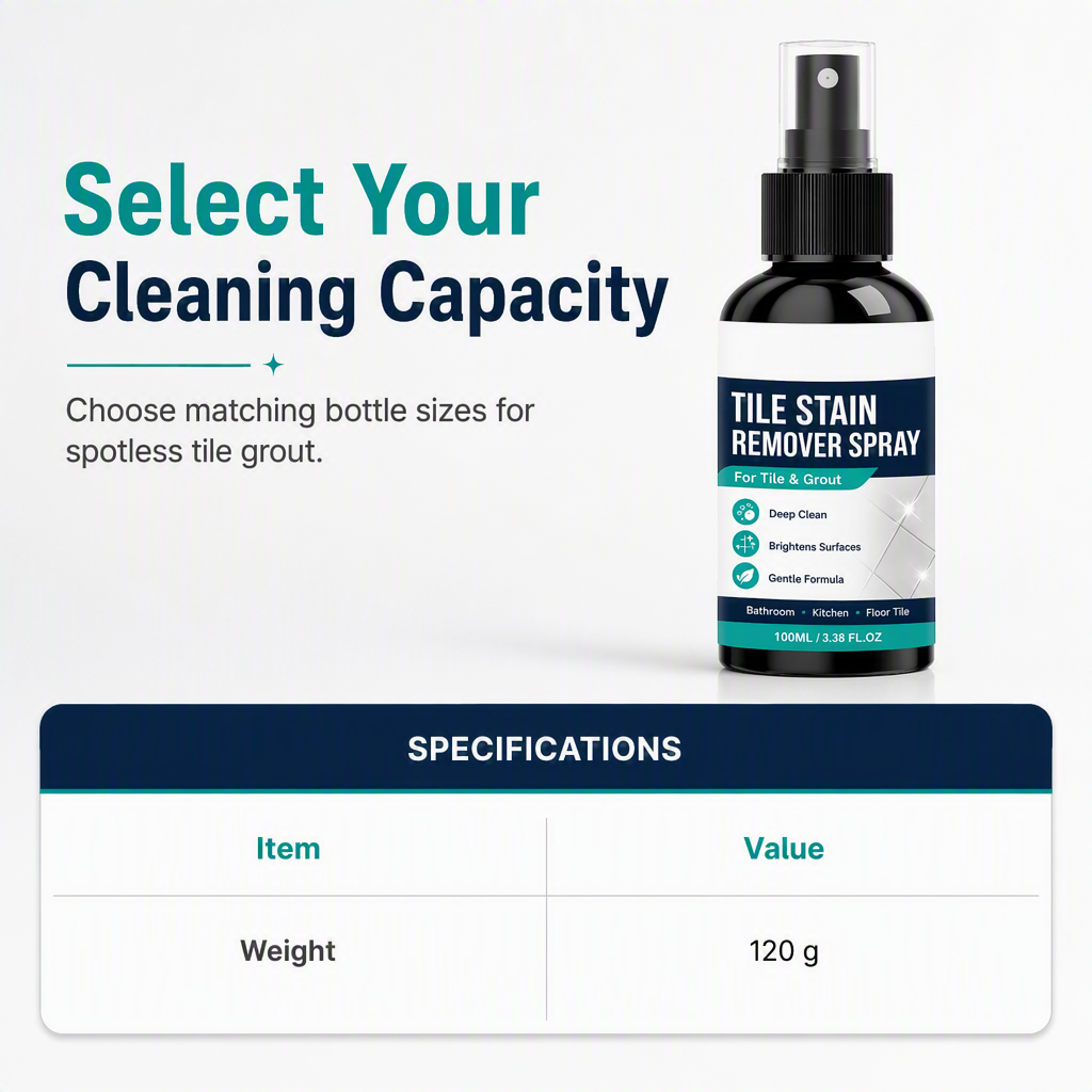 🧼Tile & Grout Cleaner Spray – For Stubborn Dirt, Stains & Discolouration