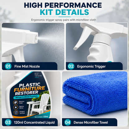 ⏳ Last day to save 49% – Plastic Furniture Restorer Spray