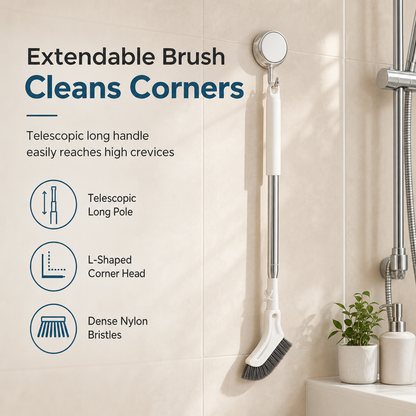 🏆 LIMITED-TIME 49% OFF! ✨Multifunctional Extendable Long Handle Floor Scrub Brush