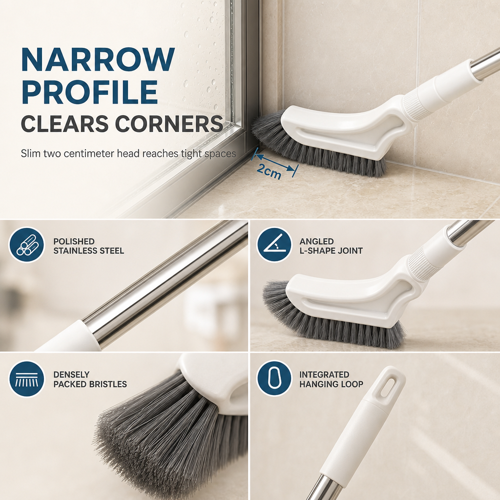 🏆 LIMITED-TIME 49% OFF! ✨Multifunctional Extendable Long Handle Floor Scrub Brush