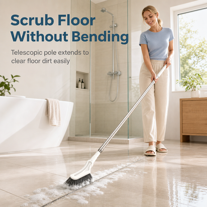 🏆 LIMITED-TIME 49% OFF! ✨Multifunctional Extendable Long Handle Floor Scrub Brush