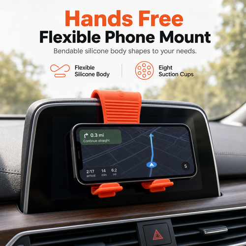 ⏳ Last Day 49% OFF🔥Portable Foldable X-Shaped Silicone Phone Stand Flexible Mobile Phone Holder