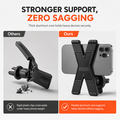 ⏳ Last Day 49% OFF🔥Portable Foldable X-Shaped Silicone Phone Stand Flexible Mobile Phone Holder