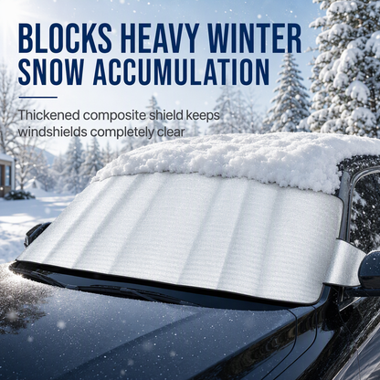 ❄️🚗 Double-Sided Windshield Snow Cover – Quick Winter Morning Protection