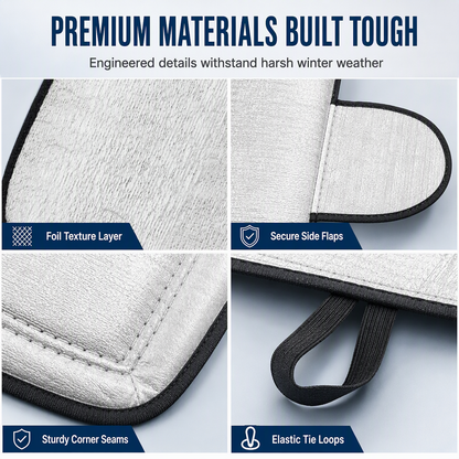 ❄️🚗 Double-Sided Windshield Snow Cover – Quick Winter Morning Protection