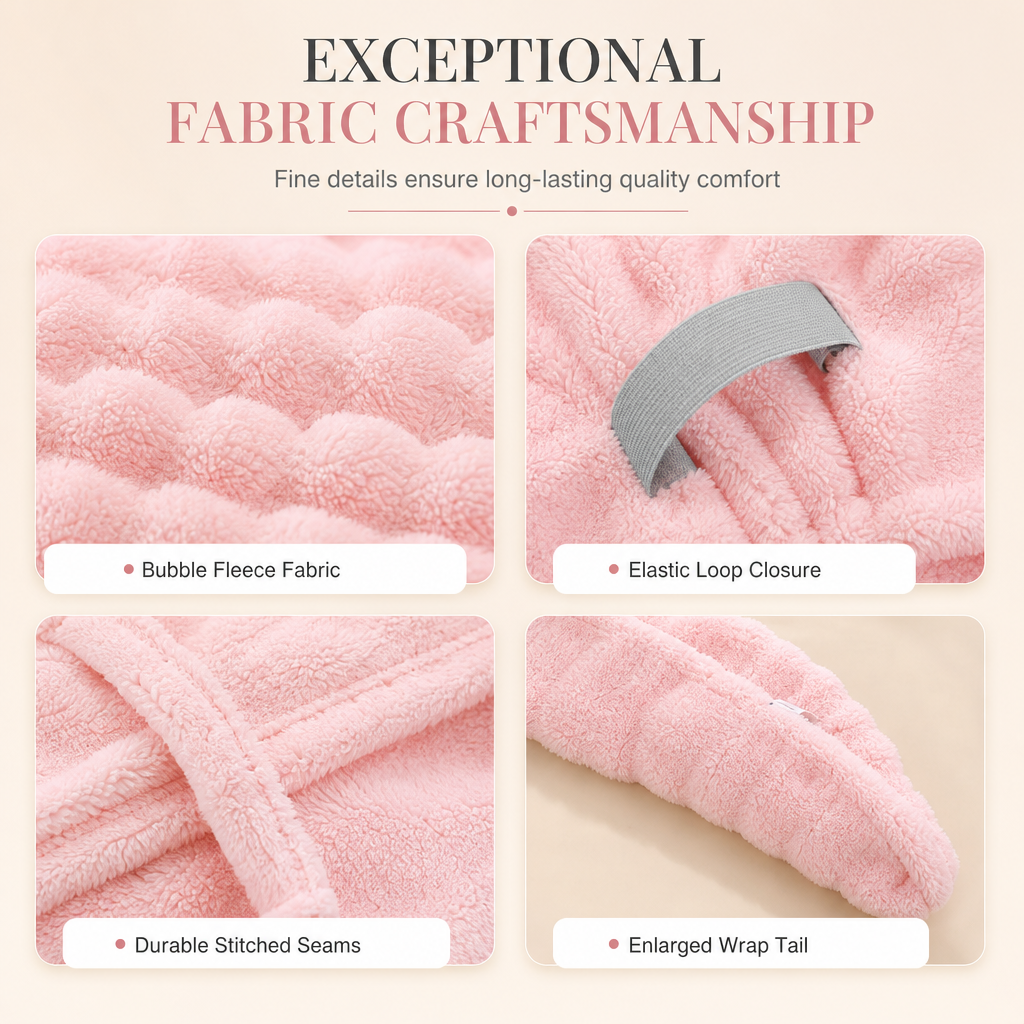 ⭐LAST DAY 48% OFF-Quick-Dry Soft Thickened Hair Towel Wrap