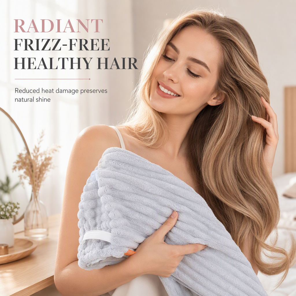⭐LAST DAY 48% OFF-Quick-Dry Soft Thickened Hair Towel Wrap