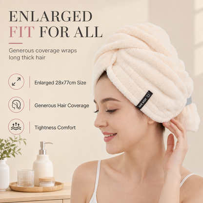 ⭐LAST DAY 48% OFF-Quick-Dry Soft Thickened Hair Towel Wrap