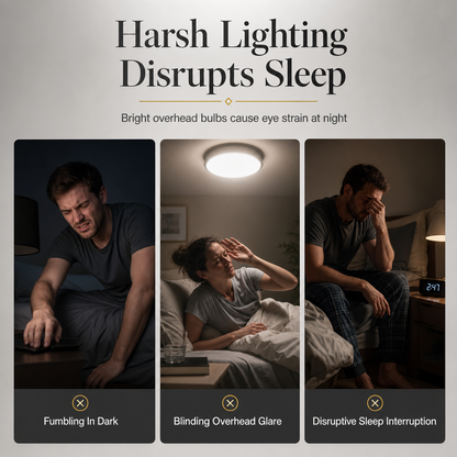 🎄✨Rechargeable Touch Control Night Light 3 Color Stepless Dimmable Bedside Atmosphere Lamp for Bedroom Creative Birthday Gift