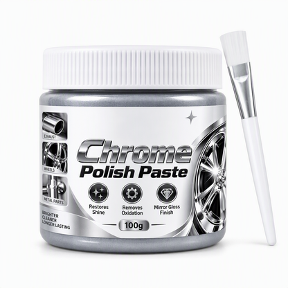 ✨ Chrome Polish Paste & Brush | 100g
