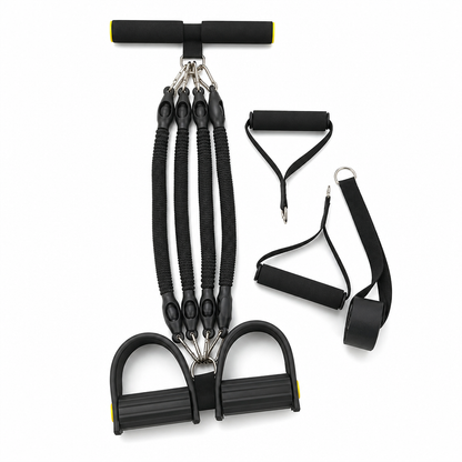 📢📢 48% OFF! 💪 Pedal Resistance Band – 4 Resistance Levels, Reinforced Carabiners & Full-Body Home Workouts