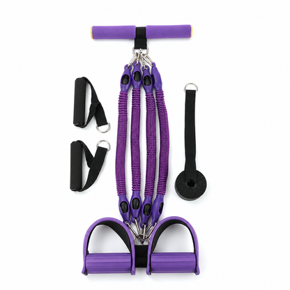 📢📢 48% OFF! 💪 Pedal Resistance Band – 4 Resistance Levels, Reinforced Carabiners & Full-Body Home Workouts