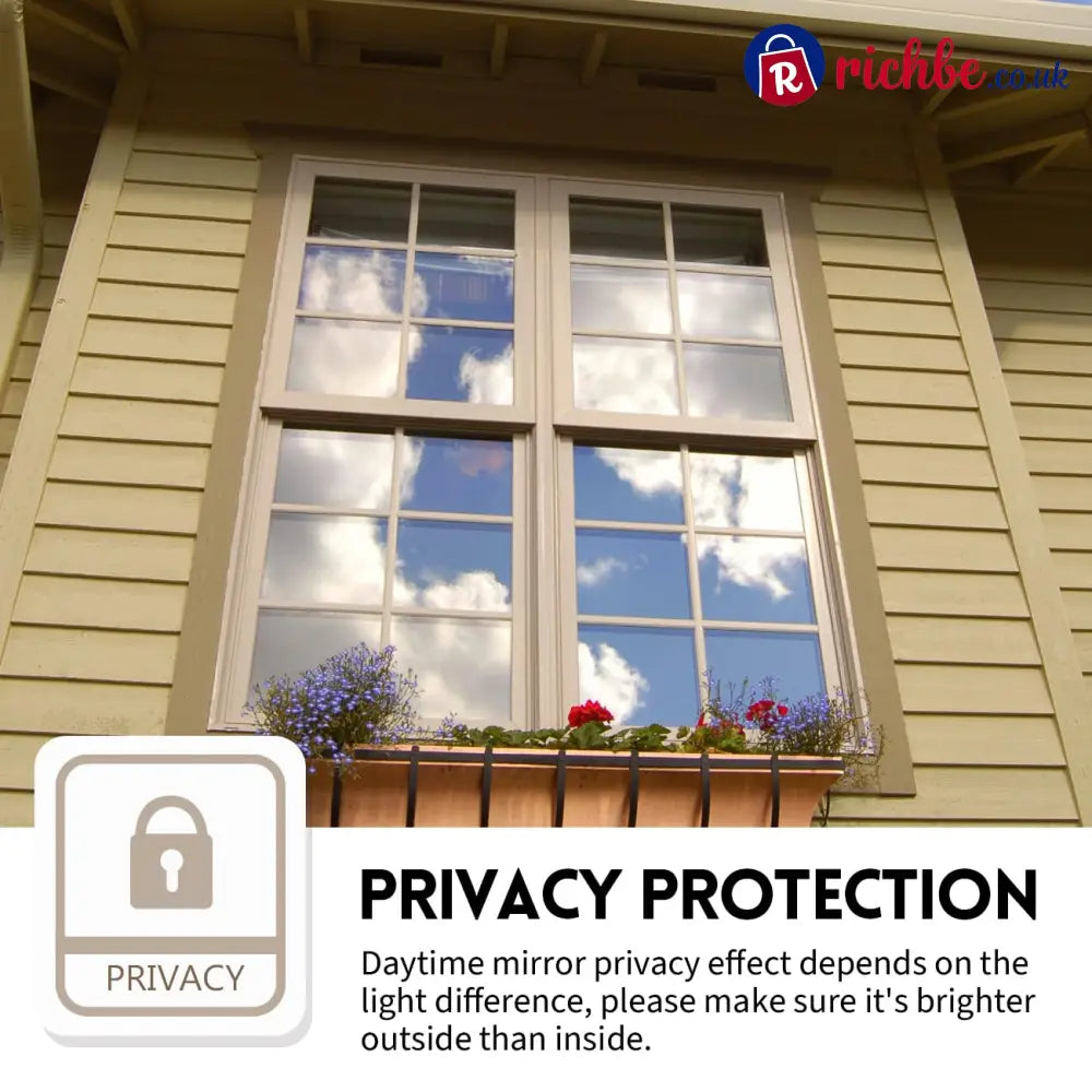 🪟 Window Privacy Film – Daytime Privacy UV Protection & Heat Control